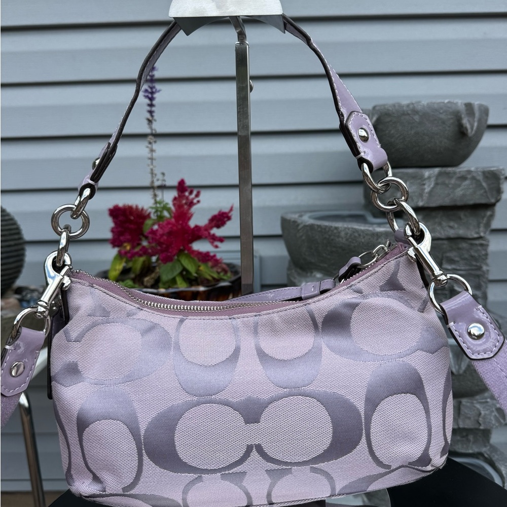 Coach Lavender Mini Shoulder Bag - Picture 3 of 11